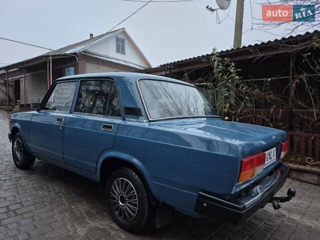 Синий ВАЗ 2107, объемом двигателя 1.6 л и пробегом 65 тыс. км за 1850 $, фото 1 на Automoto.ua