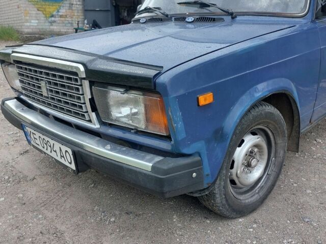 Синий ВАЗ 2107, объемом двигателя 1.6 л и пробегом 57 тыс. км за 1305 $, фото 4 на Automoto.ua