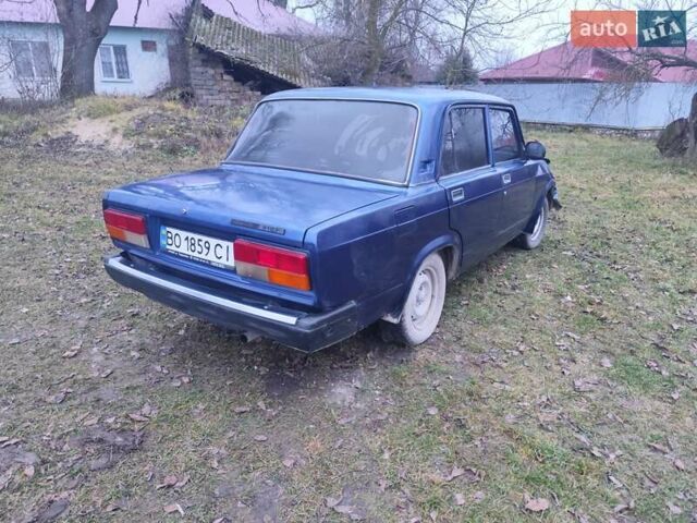 Синій ВАЗ 2107, об'ємом двигуна 1.45 л та пробігом 170 тис. км за 850 $, фото 1 на Automoto.ua