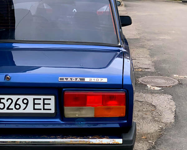 Синий ВАЗ 2107, объемом двигателя 1.6 л и пробегом 220 тыс. км за 2500 $, фото 12 на Automoto.ua