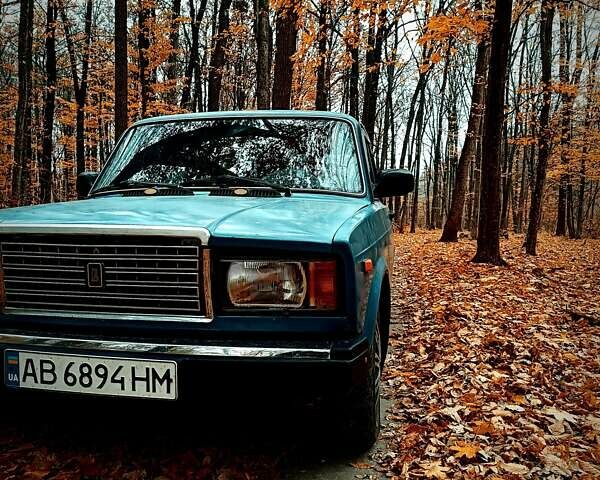 Синий ВАЗ 2107, объемом двигателя 1.6 л и пробегом 129 тыс. км за 1800 $, фото 4 на Automoto.ua