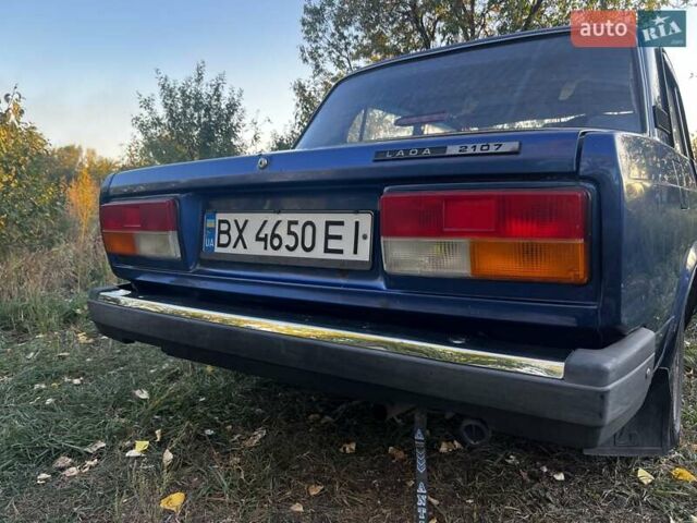 Синий ВАЗ 2107, объемом двигателя 1.45 л и пробегом 180 тыс. км за 1200 $, фото 7 на Automoto.ua