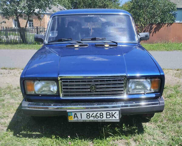 Синій ВАЗ 2107, об'ємом двигуна 1.6 л та пробігом 65 тис. км за 2100 $, фото 1 на Automoto.ua