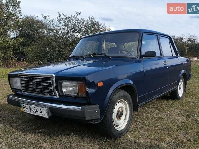 Синий ВАЗ 2107, объемом двигателя 1.45 л и пробегом 140 тыс. км за 1300 $, фото 6 на Automoto.ua