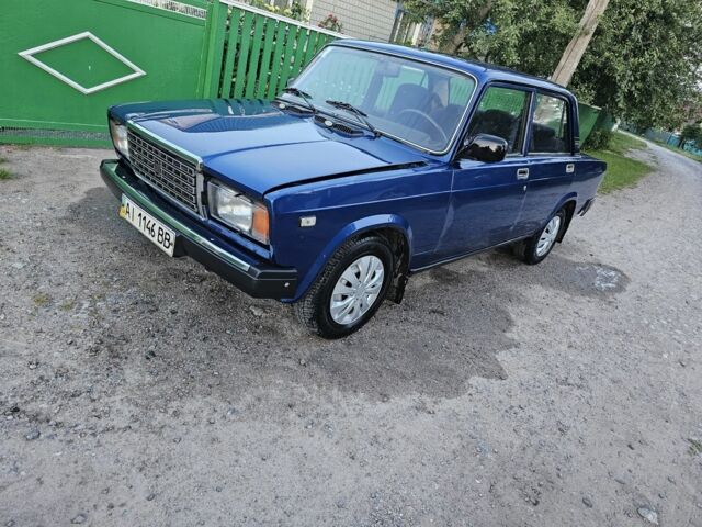 Синий ВАЗ 2107, объемом двигателя 1.5 л и пробегом 124 тыс. км за 2100 $, фото 1 на Automoto.ua