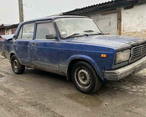 Синій ВАЗ 2107, об'ємом двигуна 1.45 л та пробігом 150 тис. км за 550 $, фото 1 на Automoto.ua