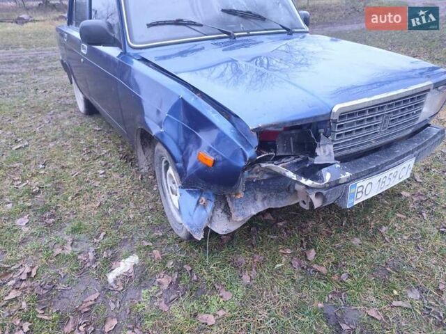 Синій ВАЗ 2107, об'ємом двигуна 1.45 л та пробігом 170 тис. км за 850 $, фото 3 на Automoto.ua