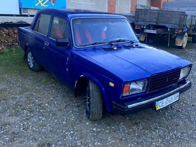 Синий ВАЗ 2107, объемом двигателя 1.5 л и пробегом 186 тыс. км за 800 $, фото 1 на Automoto.ua