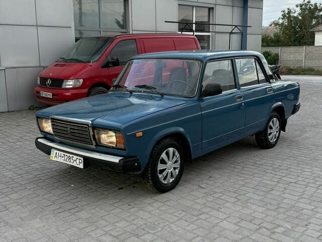 Синий ВАЗ 2107, объемом двигателя 1.57 л и пробегом 94 тыс. км за 1100 $, фото 1 на Automoto.ua