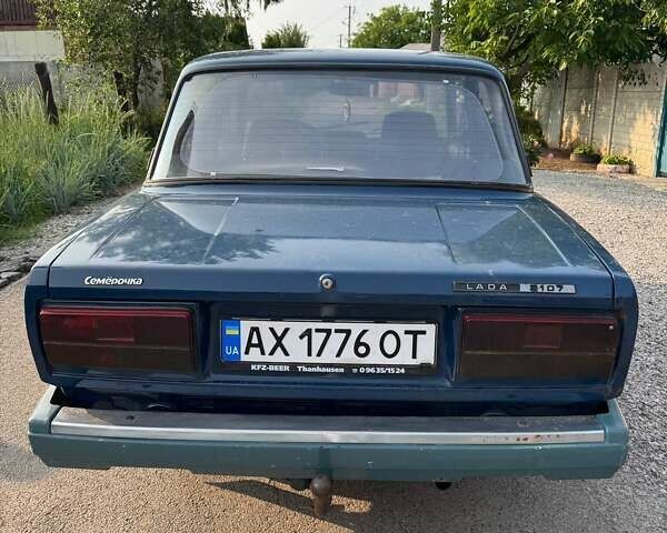 ВАЗ 2107 2008 в Харькове на Automoto.ua Синий ВАЗ 2107, объемом двигателя 1.5 л и пробегом 75 тыс. км за 1300 $, фото 1 на Automoto.ua