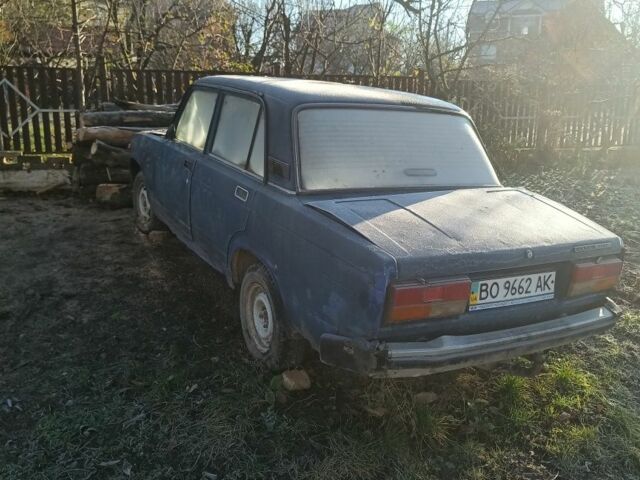 Синий ВАЗ 2107, объемом двигателя 1.6 л и пробегом 50 тыс. км за 285 $, фото 2 на Automoto.ua