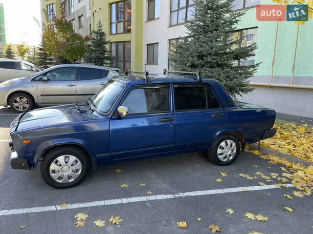 Синий ВАЗ 2107, объемом двигателя 1.45 л и пробегом 59 тыс. км за 1450 $, фото 1 на Automoto.ua