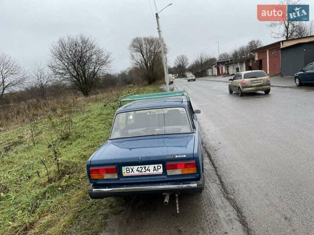 Синий ВАЗ 2107, объемом двигателя 1.5 л и пробегом 84 тыс. км за 1900 $, фото 5 на Automoto.ua