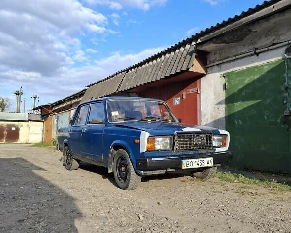 Синий ВАЗ 2107, объемом двигателя 1.45 л и пробегом 152 тыс. км за 1250 $, фото 3 на Automoto.ua