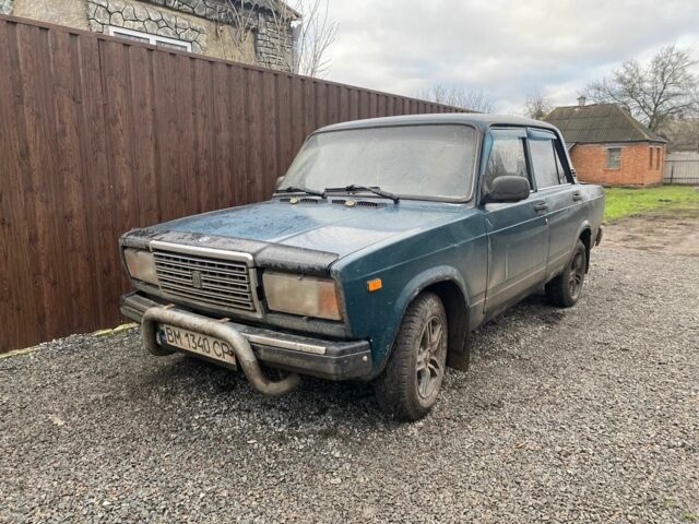 Синий ВАЗ 2107, объемом двигателя 1.5 л и пробегом 123 тыс. км за 1000 $, фото 1 на Automoto.ua