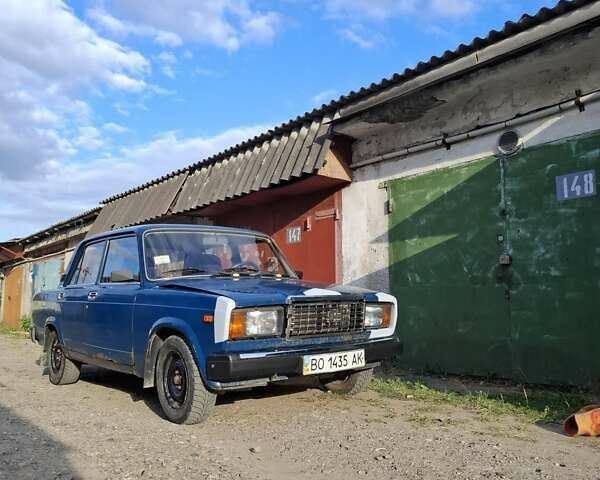 Синий ВАЗ 2107, объемом двигателя 1.45 л и пробегом 152 тыс. км за 1250 $, фото 4 на Automoto.ua