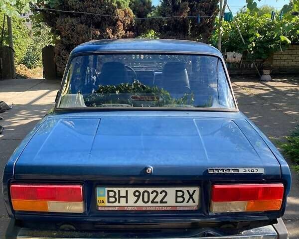 Синий ВАЗ 2107, объемом двигателя 1.6 л и пробегом 73 тыс. км за 2250 $, фото 1 на Automoto.ua