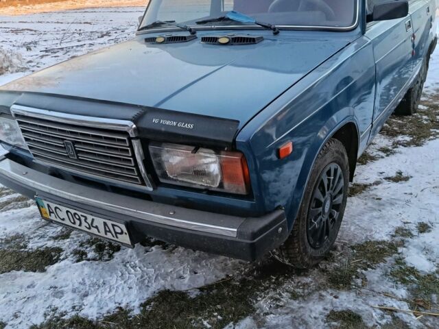 Синій ВАЗ 2107, об'ємом двигуна 1.5 л та пробігом 122 тис. км за 1100 $, фото 1 на Automoto.ua