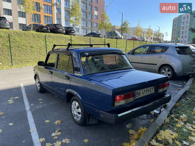 Синий ВАЗ 2107, объемом двигателя 1.45 л и пробегом 59 тыс. км за 1450 $, фото 5 на Automoto.ua