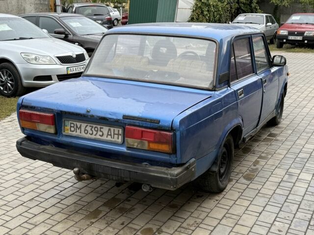 Синий ВАЗ 2107, объемом двигателя 1.6 л и пробегом 100 тыс. км за 389 $, фото 3 на Automoto.ua