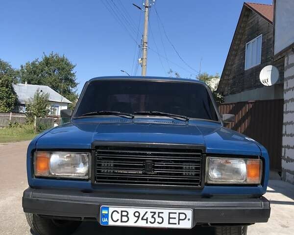 Синий ВАЗ 2107, объемом двигателя 1.45 л и пробегом 143 тыс. км за 1600 $, фото 1 на Automoto.ua
