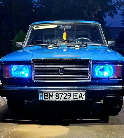 Синий ВАЗ 2107, объемом двигателя 1.5 л и пробегом 158 тыс. км за 1300 $, фото 2 на Automoto.ua