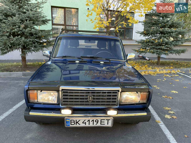 Синий ВАЗ 2107, объемом двигателя 1.45 л и пробегом 58 тыс. км за 1450 $, фото 1 на Automoto.ua