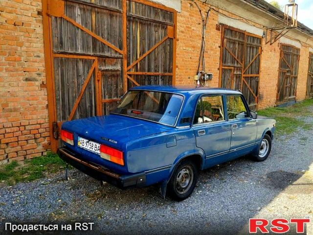 Синий ВАЗ 2107, объемом двигателя 1.5 л и пробегом 83 тыс. км за 1350 $, фото 1 на Automoto.ua