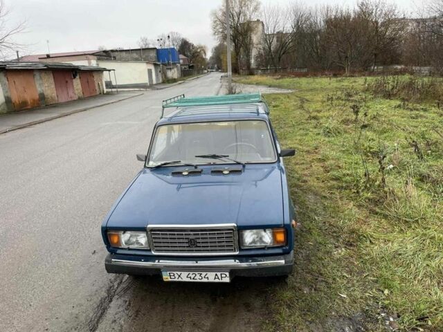 Синій ВАЗ 2107, об'ємом двигуна 1.5 л та пробігом 84 тис. км за 1900 $, фото 1 на Automoto.ua