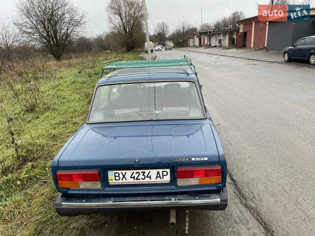 Синий ВАЗ 2107, объемом двигателя 1.5 л и пробегом 84 тыс. км за 1900 $, фото 6 на Automoto.ua