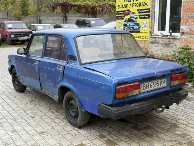 Синий ВАЗ 2107, объемом двигателя 1.6 л и пробегом 100 тыс. км за 389 $, фото 4 на Automoto.ua