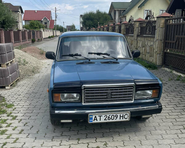 Синий ВАЗ 2107, объемом двигателя 1.5 л и пробегом 90 тыс. км за 1650 $, фото 1 на Automoto.ua