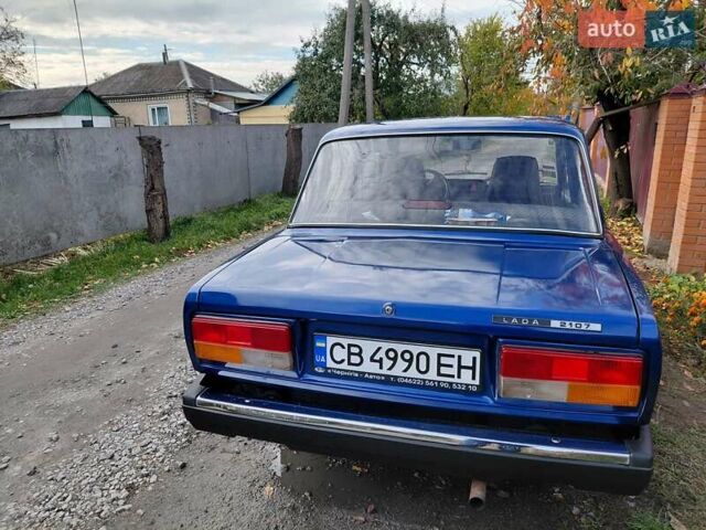 Синий ВАЗ 2107, объемом двигателя 1.45 л и пробегом 92 тыс. км за 2300 $, фото 4 на Automoto.ua