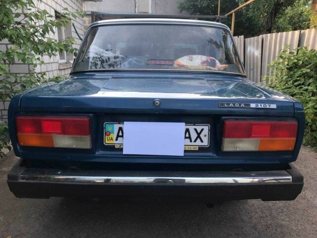 Синий ВАЗ 2107, объемом двигателя 1.6 л и пробегом 73 тыс. км за 1000 $, фото 2 на Automoto.ua