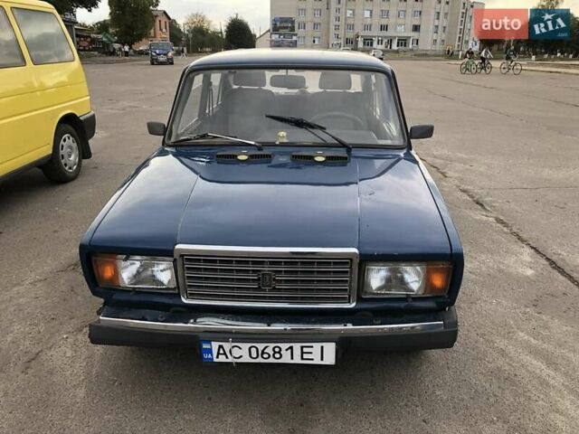 Синий ВАЗ 2107, объемом двигателя 1.5 л и пробегом 54 тыс. км за 1250 $, фото 6 на Automoto.ua