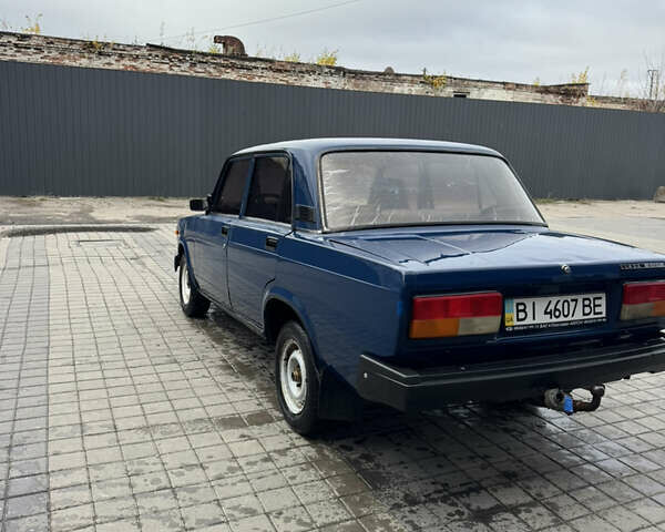 Синий ВАЗ 2107, объемом двигателя 1.45 л и пробегом 120 тыс. км за 999 $, фото 2 на Automoto.ua