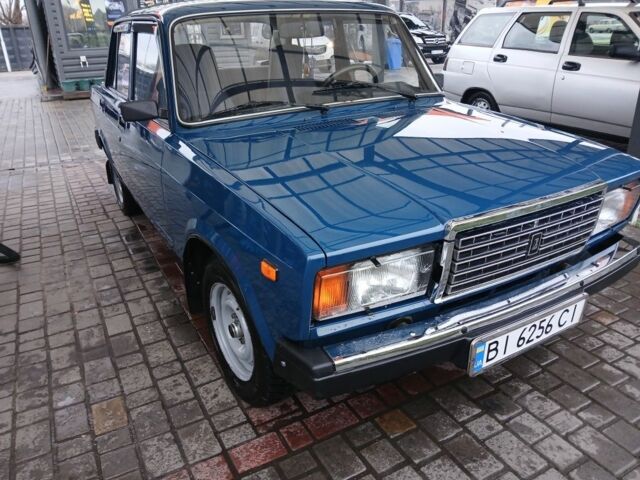 Синий ВАЗ 2107, объемом двигателя 3 л и пробегом 78 тыс. км за 2450 $, фото 1 на Automoto.ua