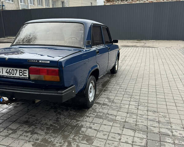 Синий ВАЗ 2107, объемом двигателя 1.45 л и пробегом 120 тыс. км за 999 $, фото 4 на Automoto.ua