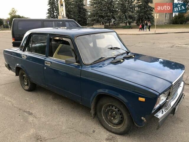 Синий ВАЗ 2107, объемом двигателя 1.5 л и пробегом 54 тыс. км за 1250 $, фото 1 на Automoto.ua