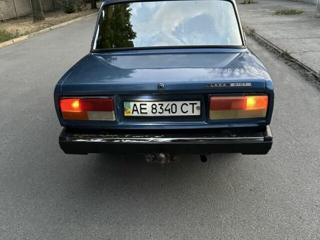 Синий ВАЗ 2107, объемом двигателя 1.5 л и пробегом 100 тыс. км за 601 $, фото 1 на Automoto.ua