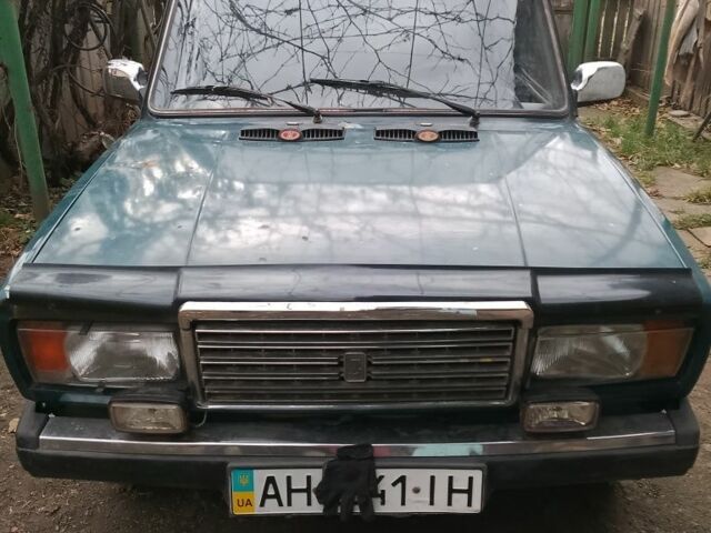 Зелений ВАЗ 2107, об'ємом двигуна 1.5 л та пробігом 34 тис. км за 404 $, фото 2 на Automoto.ua