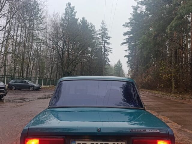 Зеленый ВАЗ 2107, объемом двигателя 1.6 л и пробегом 2 тыс. км за 438 $, фото 4 на Automoto.ua