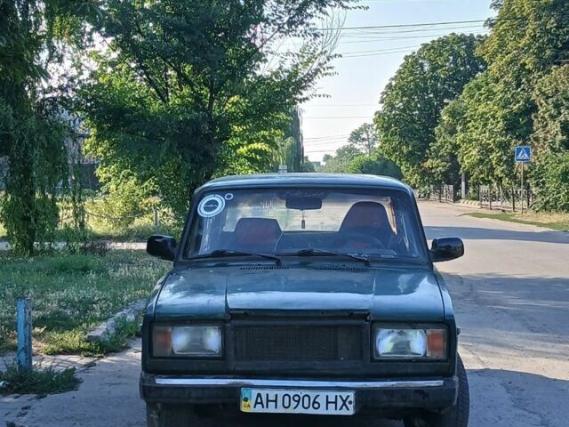 Зеленый ВАЗ 2107, объемом двигателя 1 л и пробегом 55 тыс. км за 286 $, фото 1 на Automoto.ua