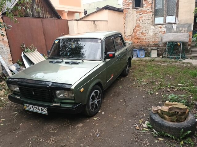 Зелений ВАЗ 2107, об'ємом двигуна 10 л та пробігом 65 тис. км за 850 $, фото 1 на Automoto.ua