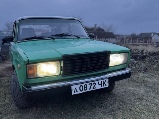 Зелений ВАЗ 2107, об'ємом двигуна 1.5 л та пробігом 50 тис. км за 616 $, фото 1 на Automoto.ua