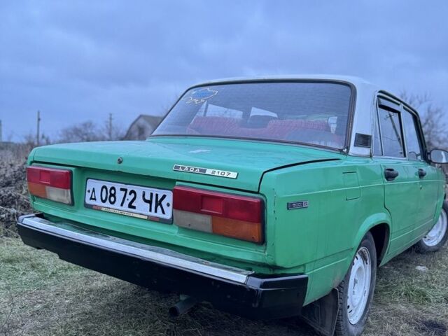 Зелений ВАЗ 2107, об'ємом двигуна 1.5 л та пробігом 50 тис. км за 616 $, фото 2 на Automoto.ua