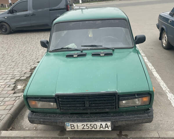 Зеленый ВАЗ 2107, объемом двигателя 1.5 л и пробегом 64 тыс. км за 850 $, фото 1 на Automoto.ua