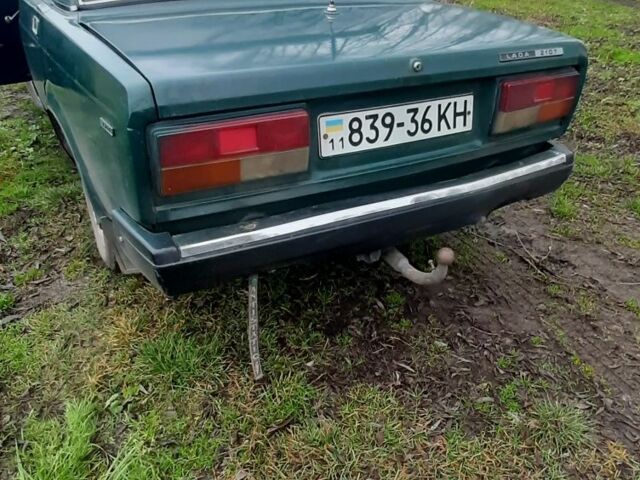 Зеленый ВАЗ 2107, объемом двигателя 1.5 л и пробегом 158 тыс. км за 830 $, фото 1 на Automoto.ua