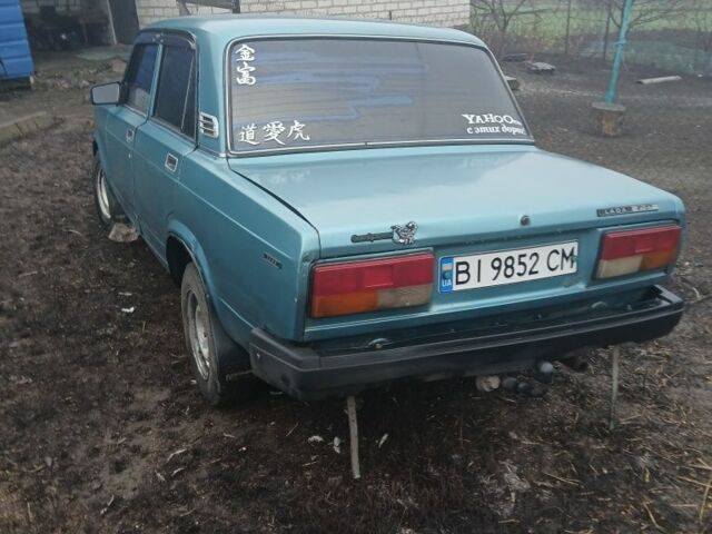 Зелений ВАЗ 2107, об'ємом двигуна 5 л та пробігом 3 тис. км за 593 $, фото 1 на Automoto.ua