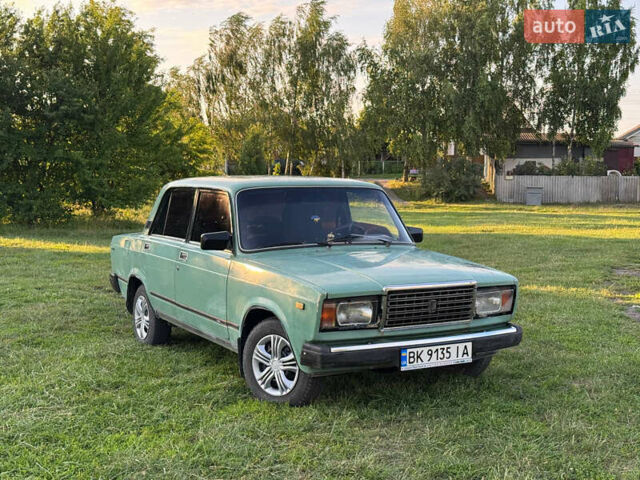 Зеленый ВАЗ 2107, объемом двигателя 1.45 л и пробегом 123 тыс. км за 1299 $, фото 1 на Automoto.ua